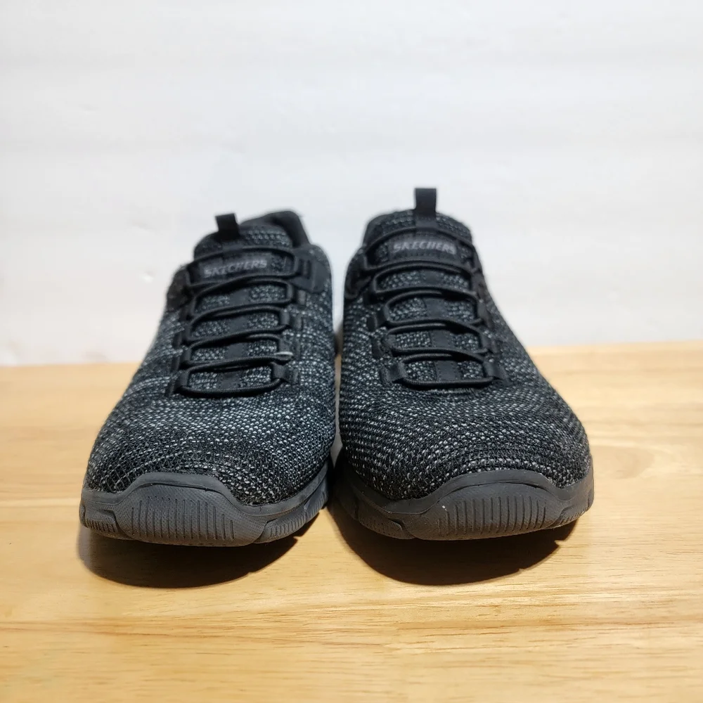 Skechers Women's Black Knit Slip-On Sneaker